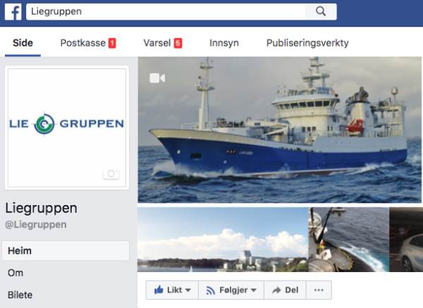 Follow Liegruppen on Facebook!